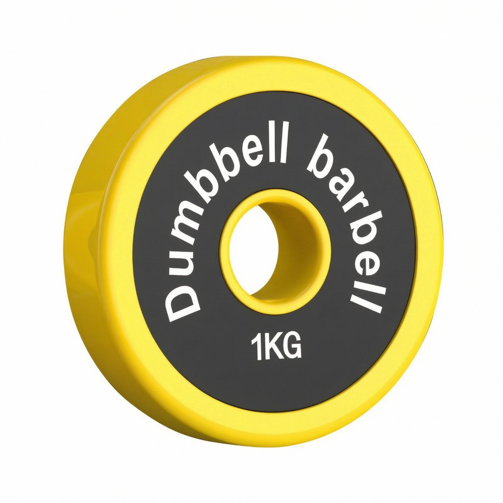 Rubber Weight Plate for Barbel - Heavy Equipment Yellow 评论和价格