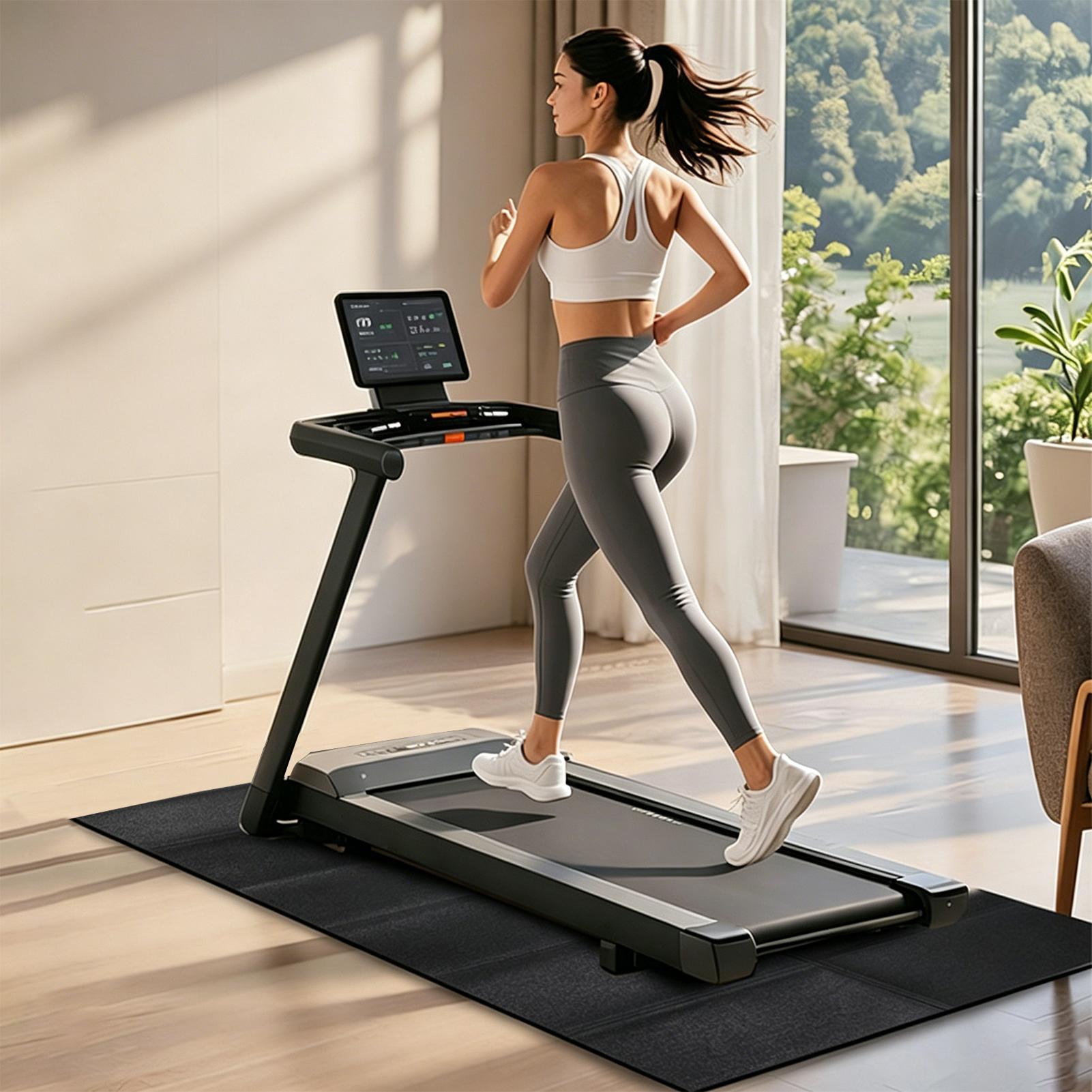 Treadmill Mat Vibration Absorb - Heavy Equipment Training 评论和价格