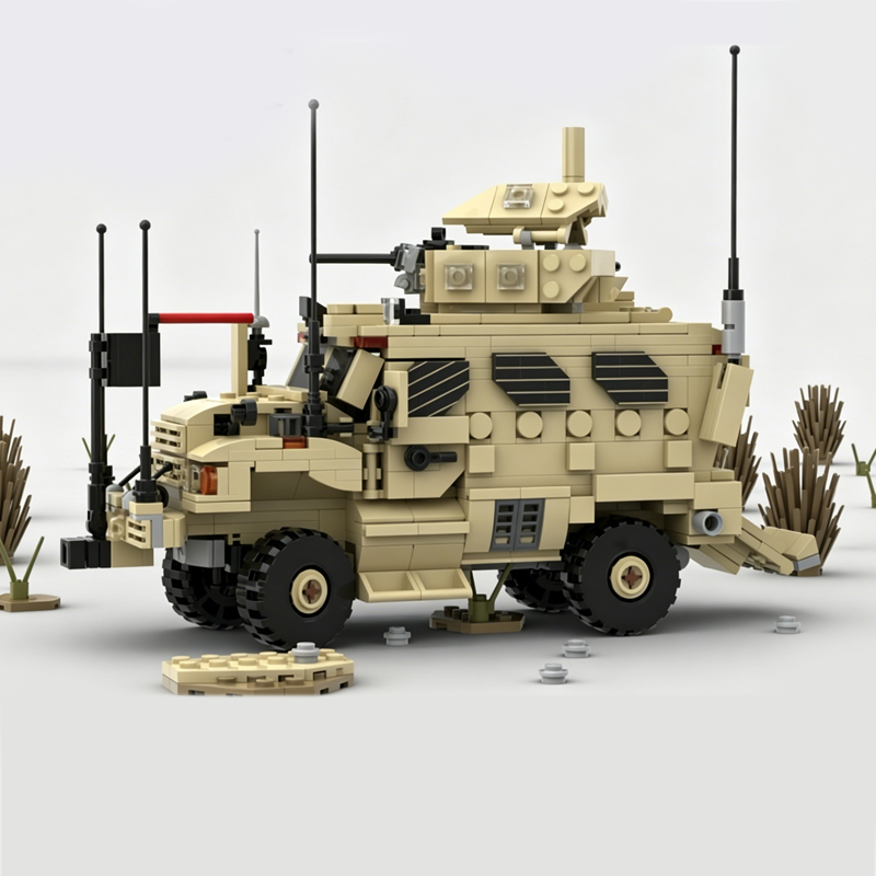 qwert Heavy Armored Car Model  - Heavy Equipment Lego 评论和价格