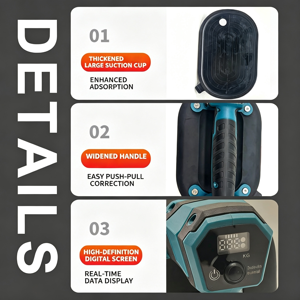 Electric Vacuum Suction Cup fo - Heavy Equipment Glass 评论和价格