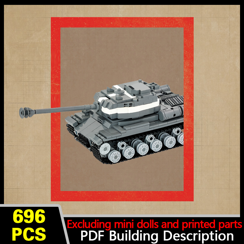 IS-2 Russian Heavy Tank Model  - Heavy Equipment Lego 评论和价格