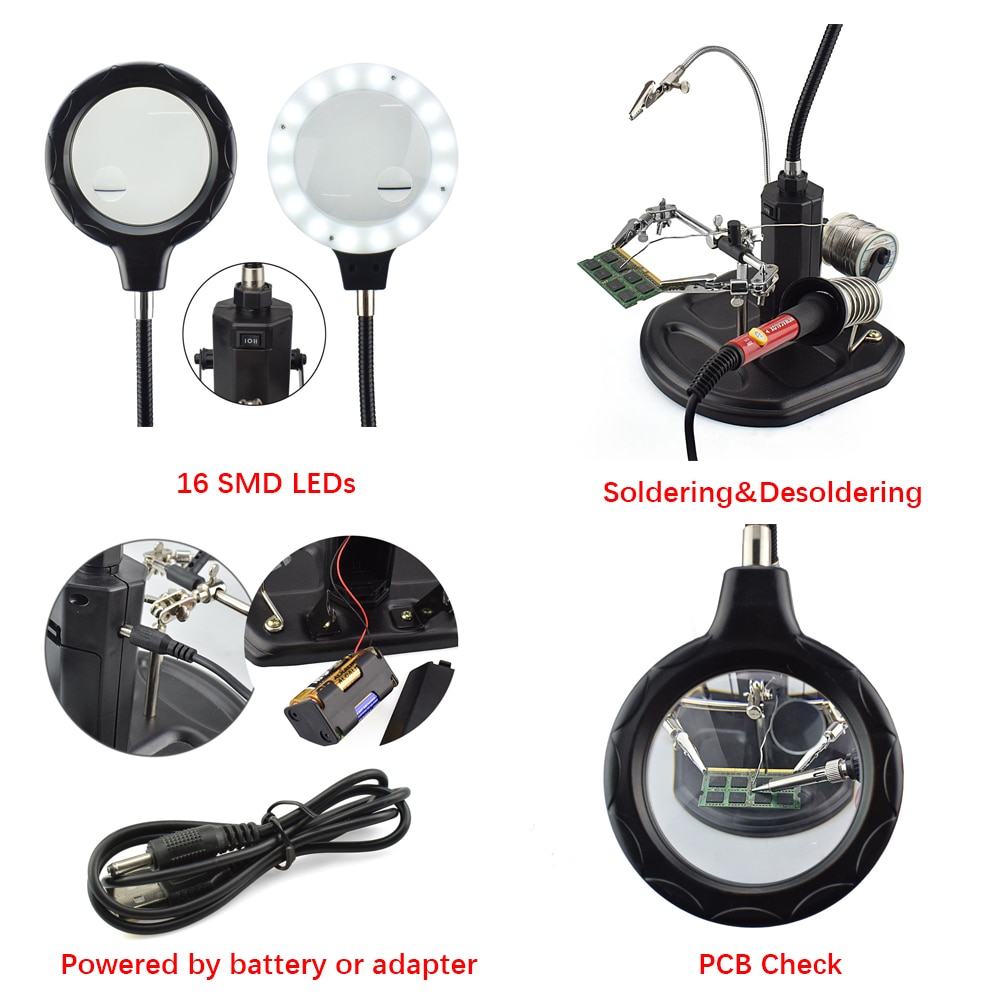 FEITA Helping Hands Soldering  - Heavy Equipment Glass 评论和价格