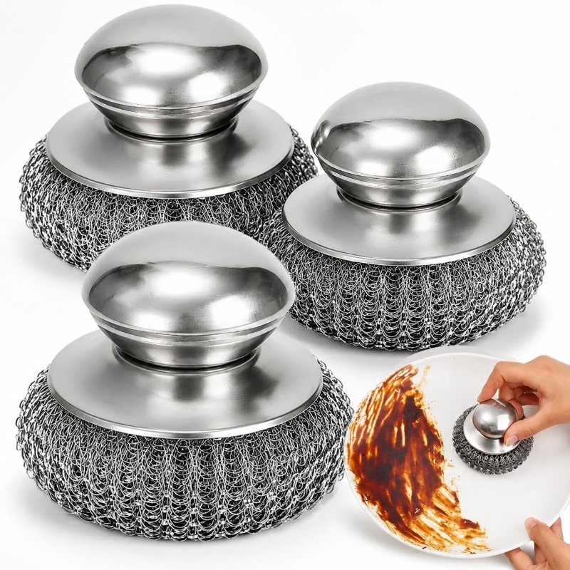 Stainless Steel Pot Brush With - Heavy Equipment Scraper 评论和价格