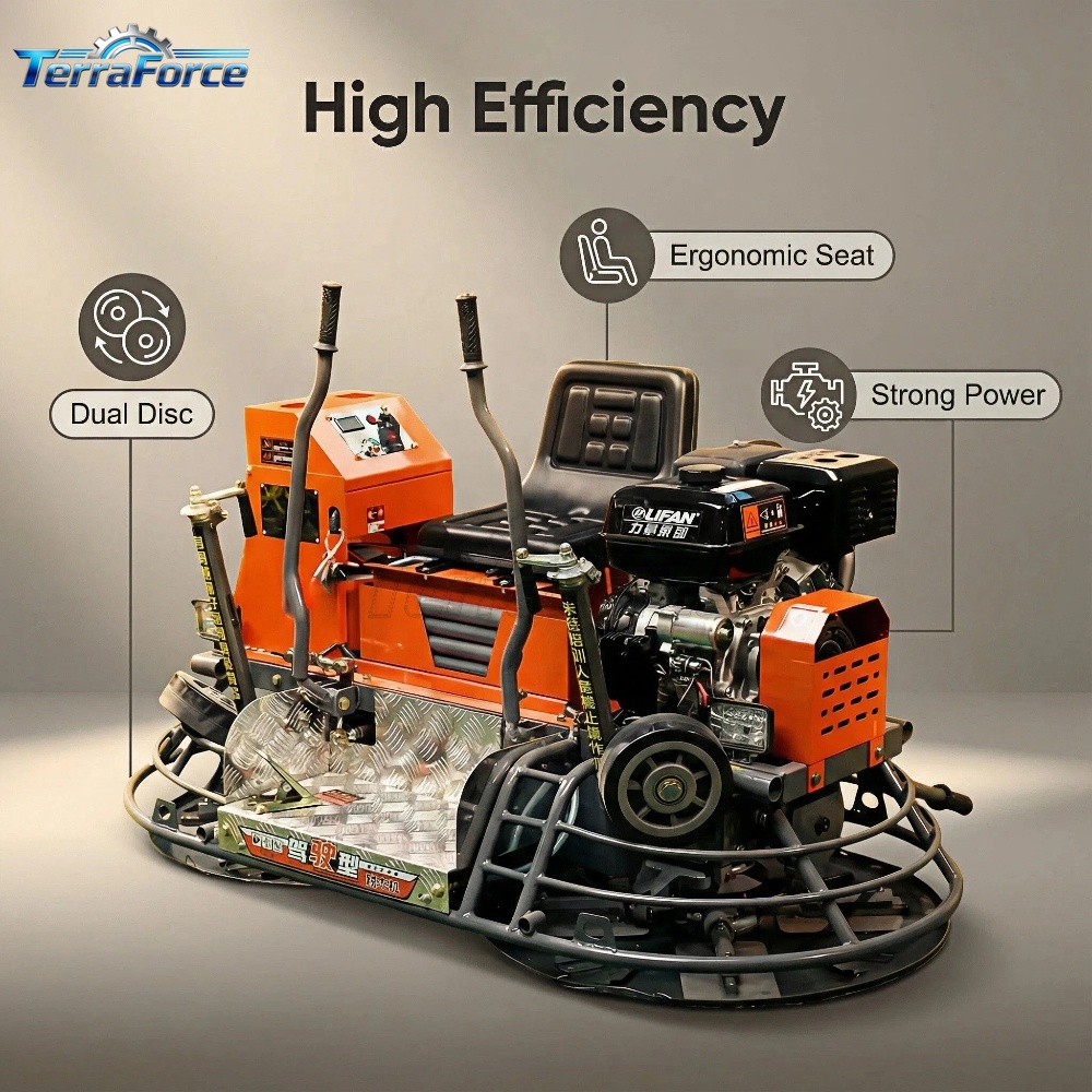 Terraforce Industrial 13HP Eng - Power Trowel Concrete 评论和价格