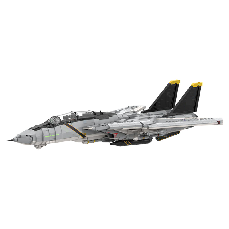 F-14A Heavy Fighter Jets Model - Heavy Equipment Lego 评论和价格