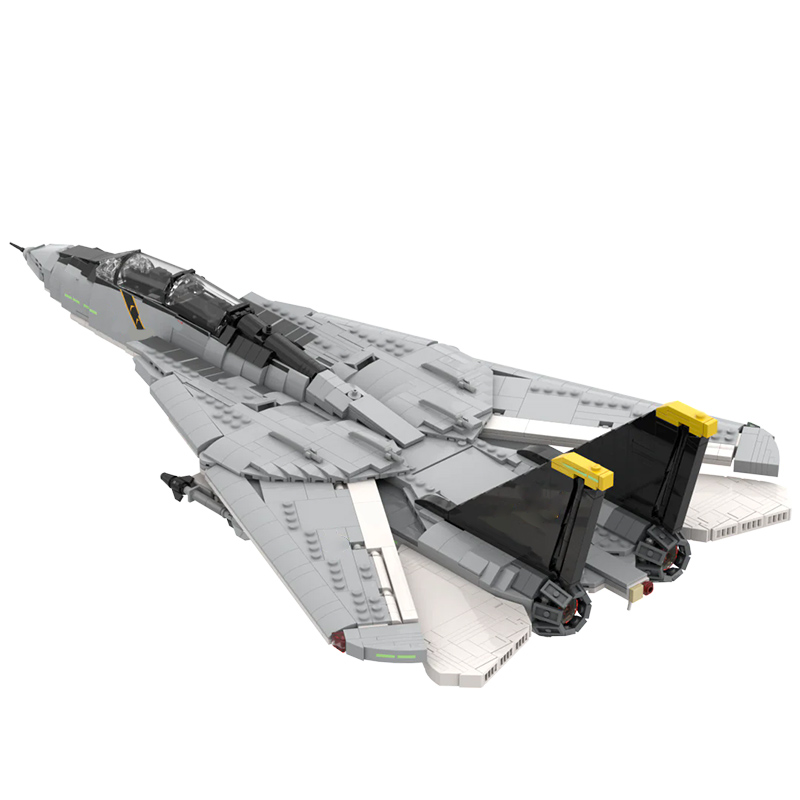F-14A Heavy Fighter Jets Model - Heavy Equipment Lego 评论和价格