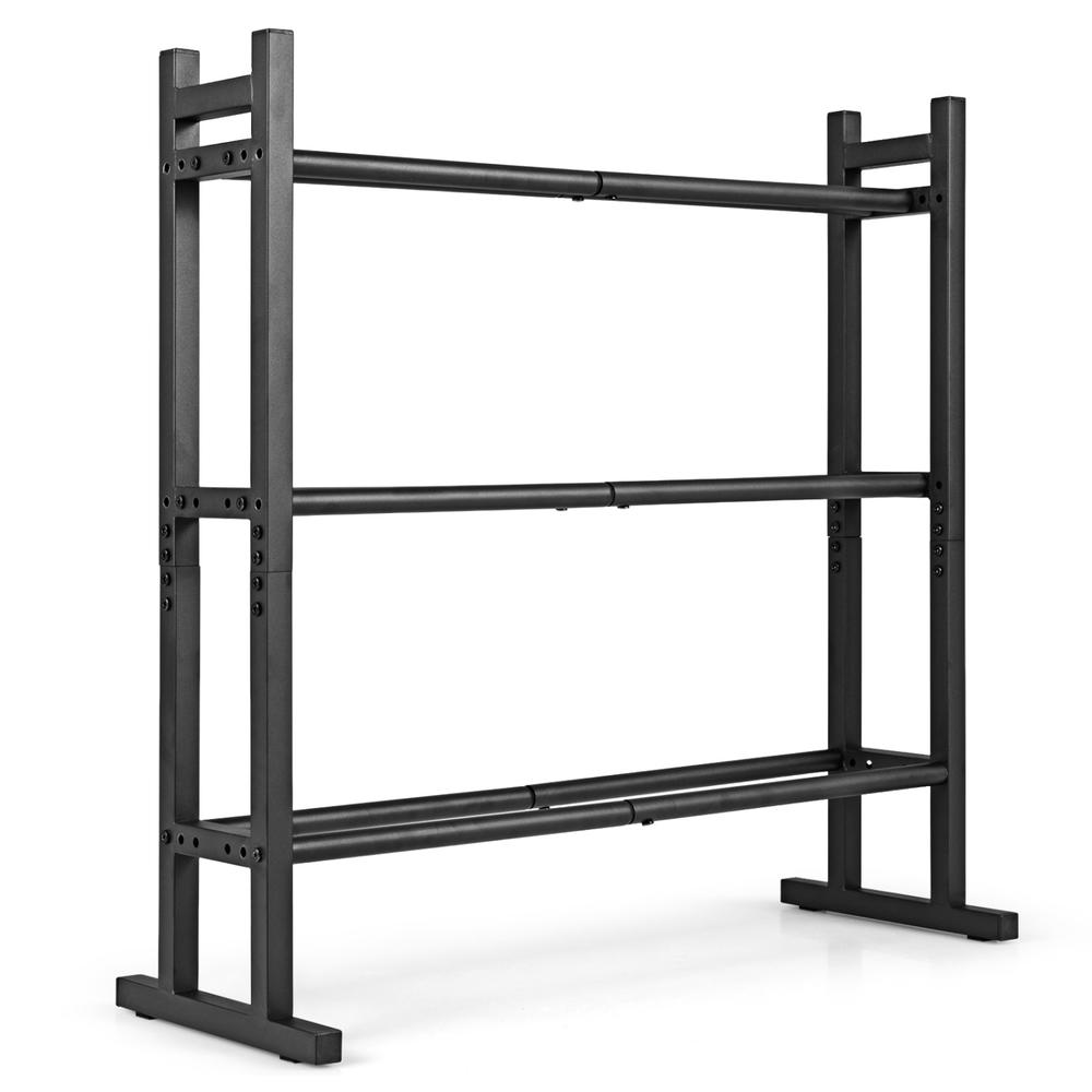 Heavy Duty 3-Tier Dumbbell Rac - Heavy Equipment Training 评论和价格