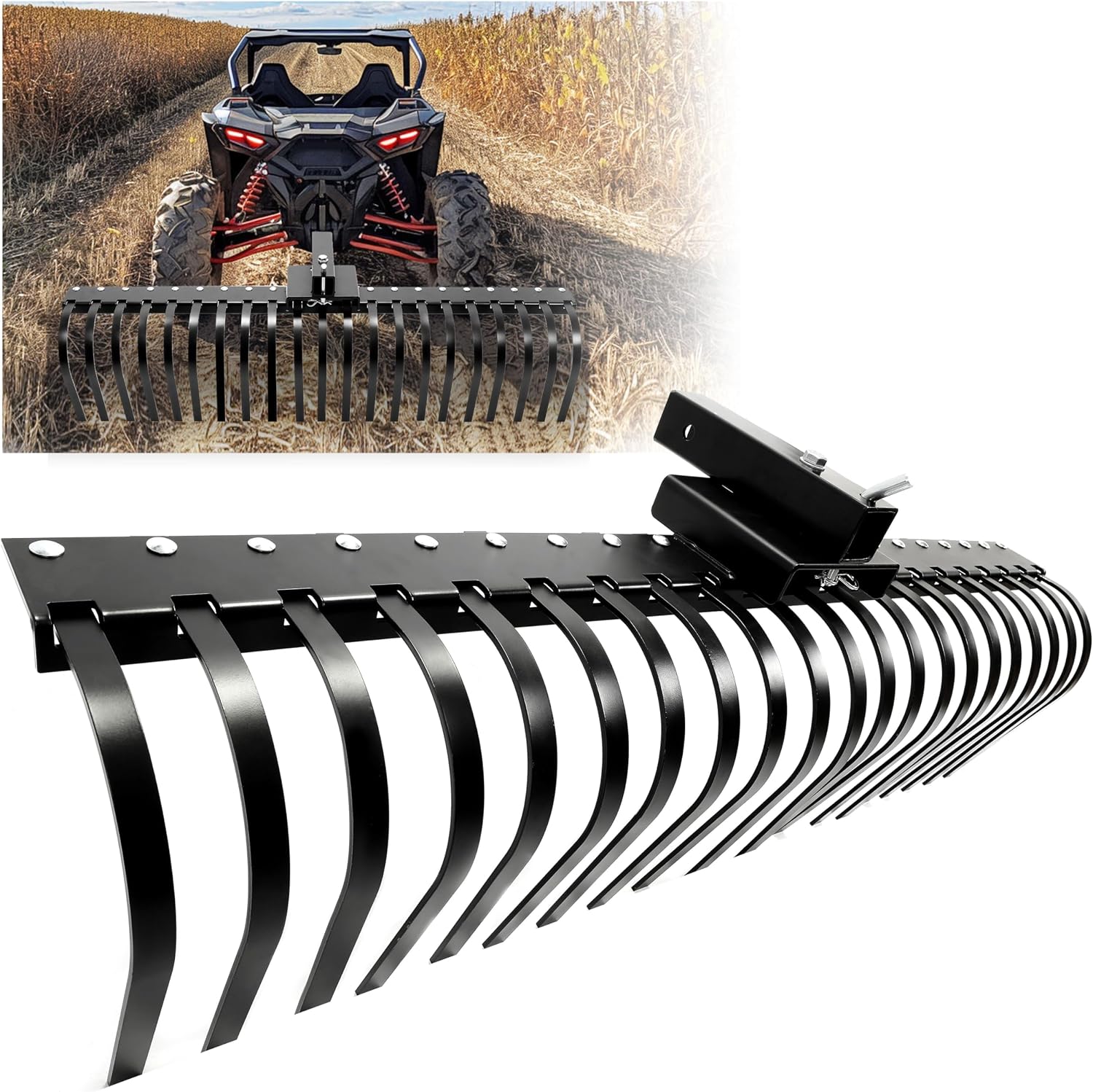 Landscape Rake Pine Straw Tow  - Heavy Equipment Landscaping 评论和价格