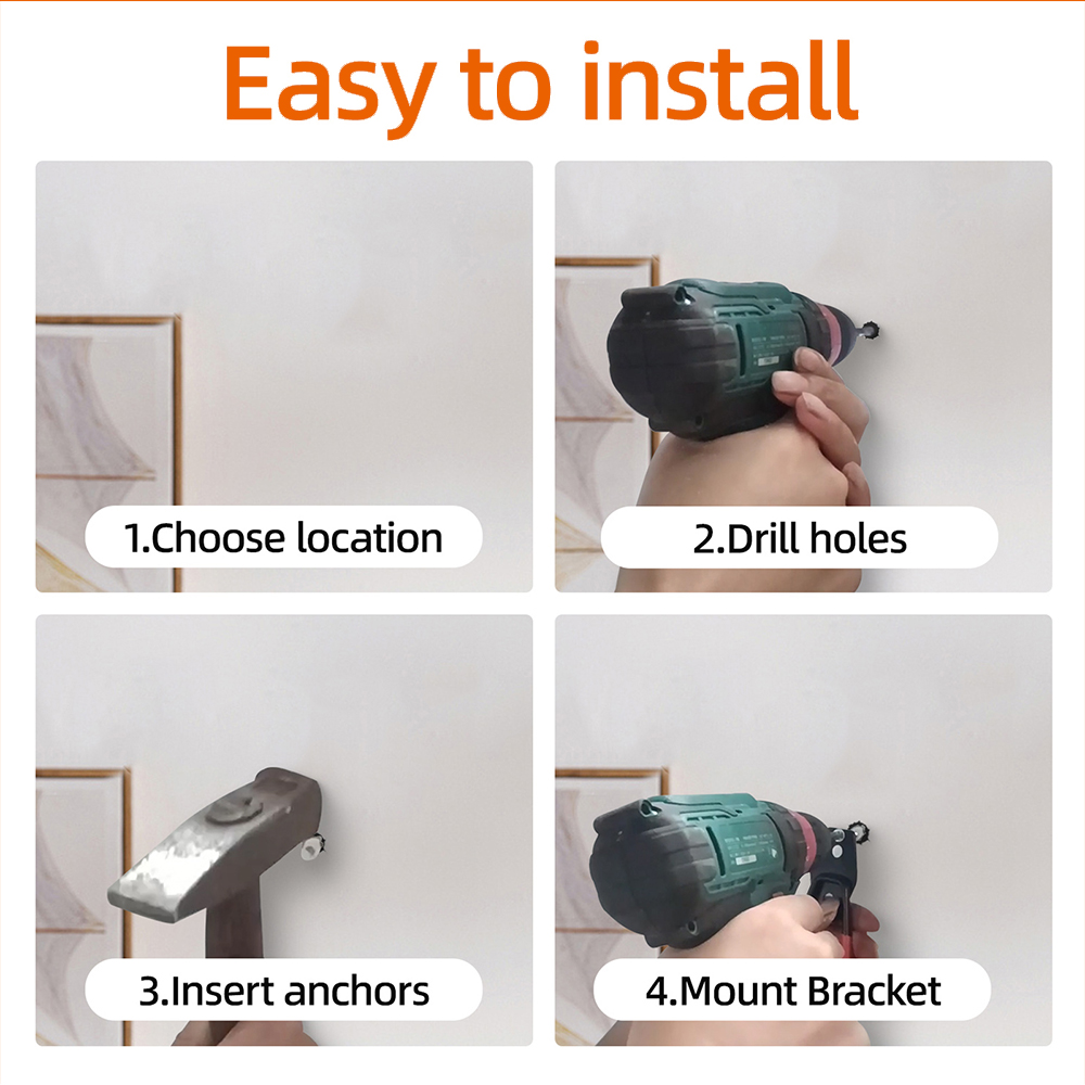 Heavy Duty Wall Mount Metal Ho - Heavy Equipment Storage 评论和价格