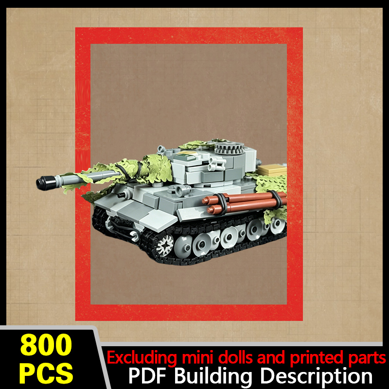 Tiger 237 Heavy Tank Model MOC - Heavy Equipment Lego 评论和价格