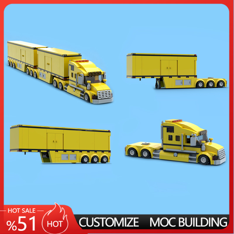 Yellow Heavy Duty Double Trail - Heavy Equipment Lego 评论和价格